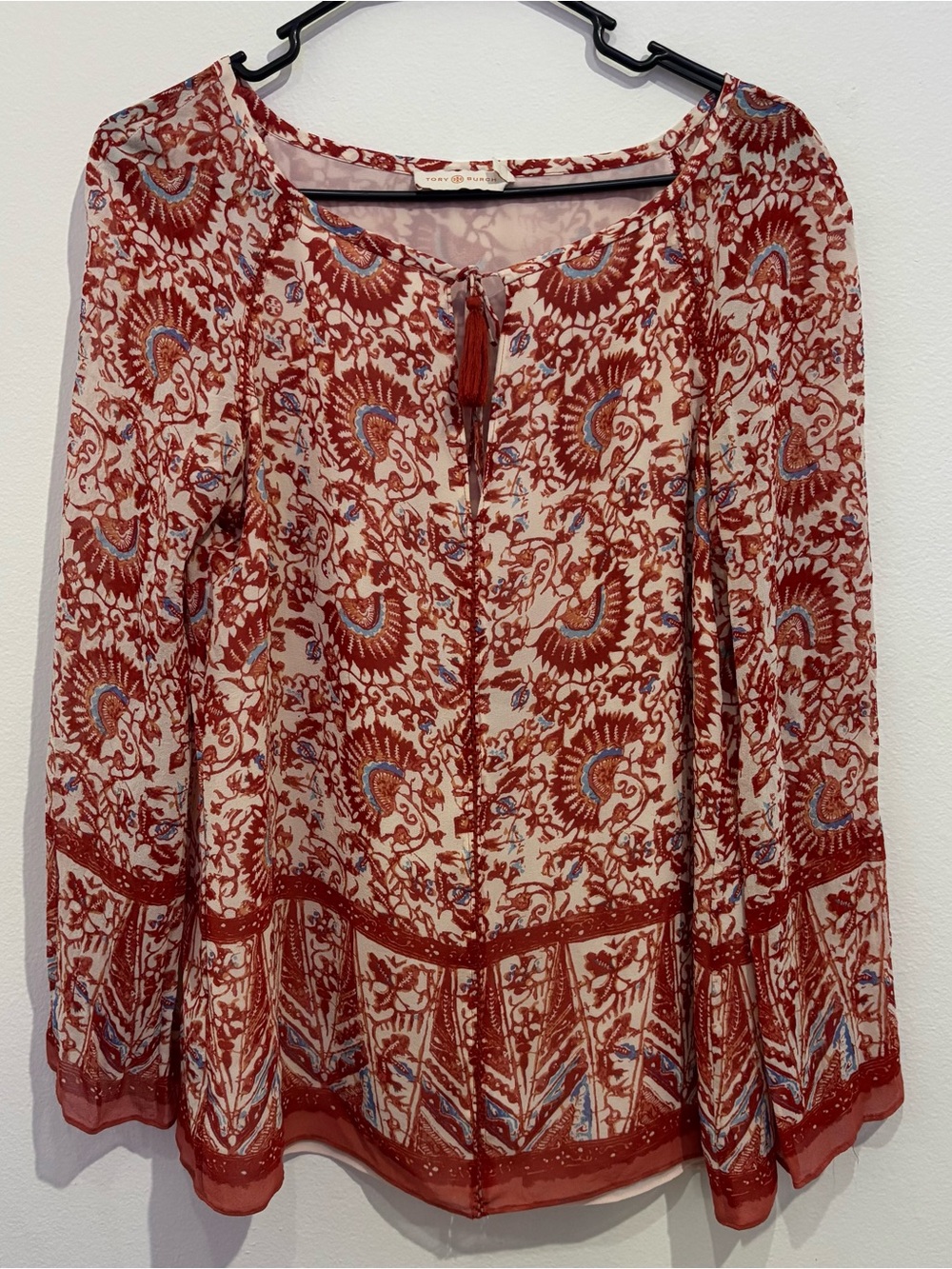 Tory Burch Size 6 Silk Blouse